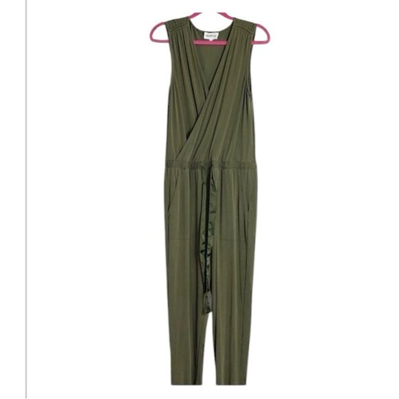 Heartloom Rivky Knit Jumpsuit in Olive Green XL NWOT - Picture 7 of 11
